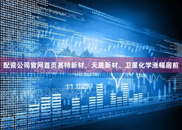 配资公司官网首页赛特新材、天晟新材、卫星化学涨幅居前
