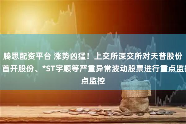 腾思配资平台 涨势凶猛！上交所深交所对天普股份、首开股份、*ST宇顺等严重异常波动股票进行重点监控
